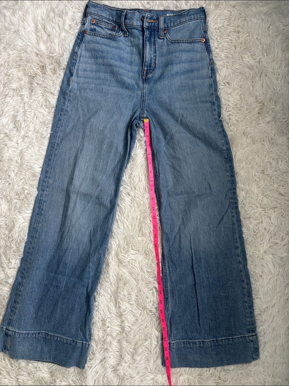 J. Crew Light Blue Wide-Leg Jeans - Picture 8 of 8